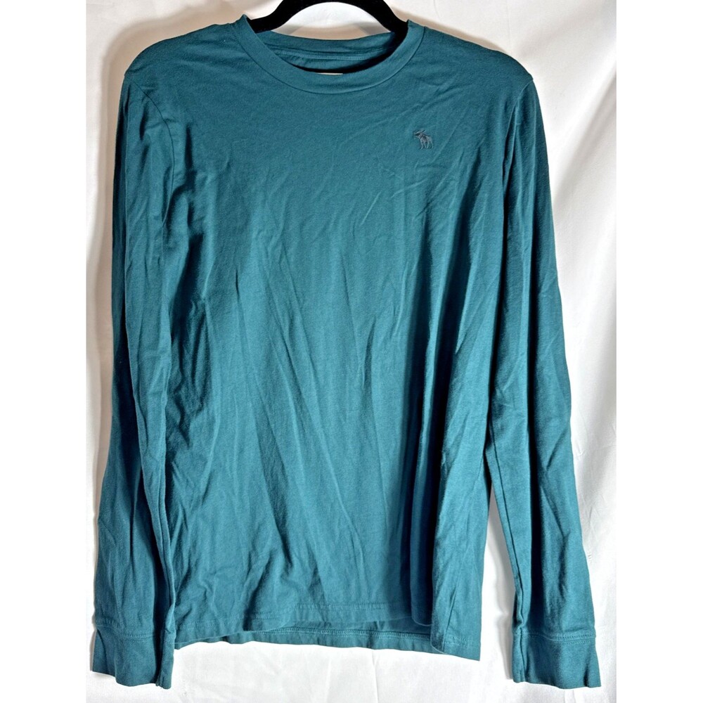 Abercrombie Kids T-Shirt Youth Size 17/18 Green Long Sleeve Top Shirt